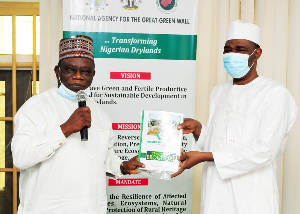PSIN BOSS PAID COURTESY VISIT ON NATIONAL AGENCY FOR GREAT GREEN WALL
