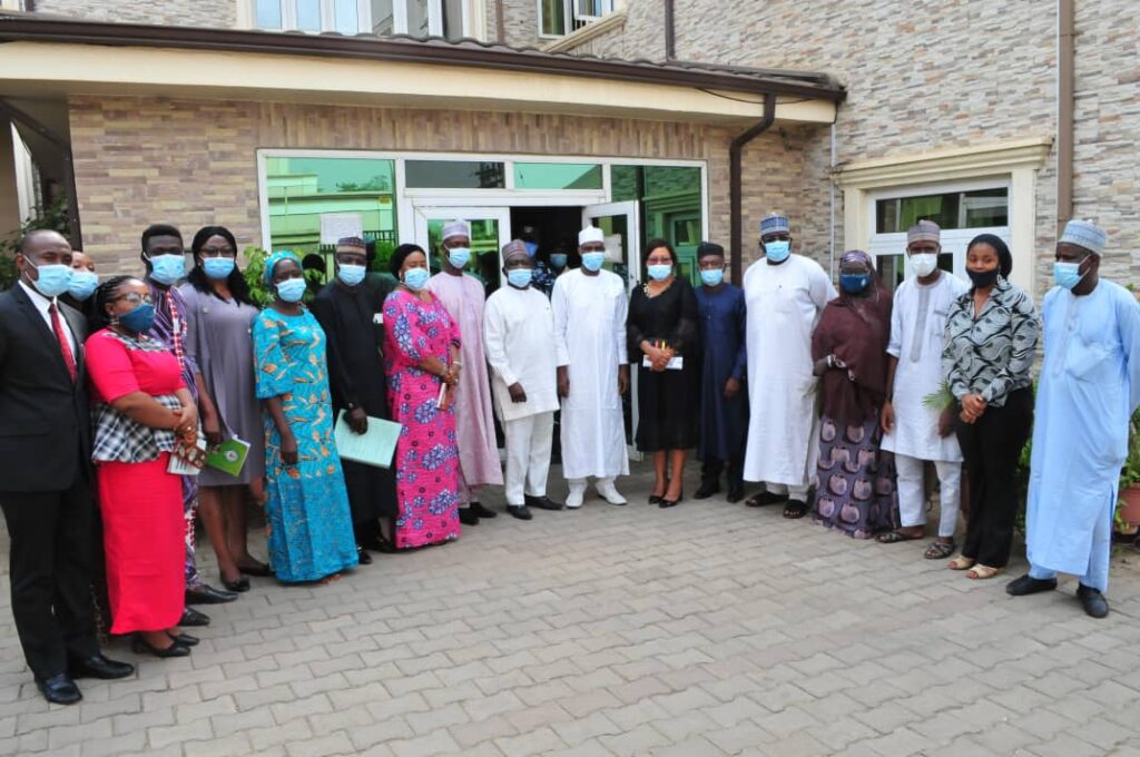 PSIN BOSS PAID COURTESY VISIT ON NATIONAL AGENCY FOR GREAT GREEN WALL