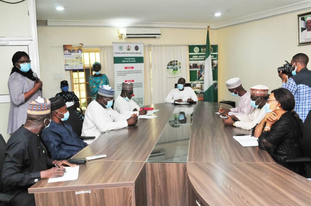 PSIN BOSS PAID COURTESY VISIT ON NATIONAL AGENCY FOR GREAT GREEN WALL